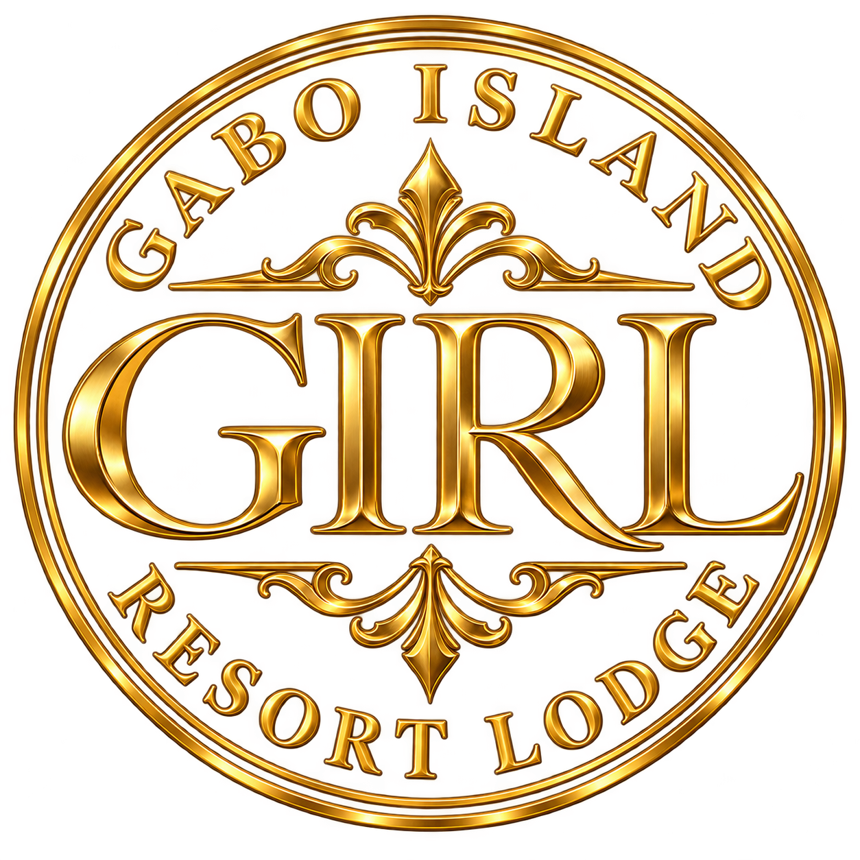 GIRL Round Gold Seal